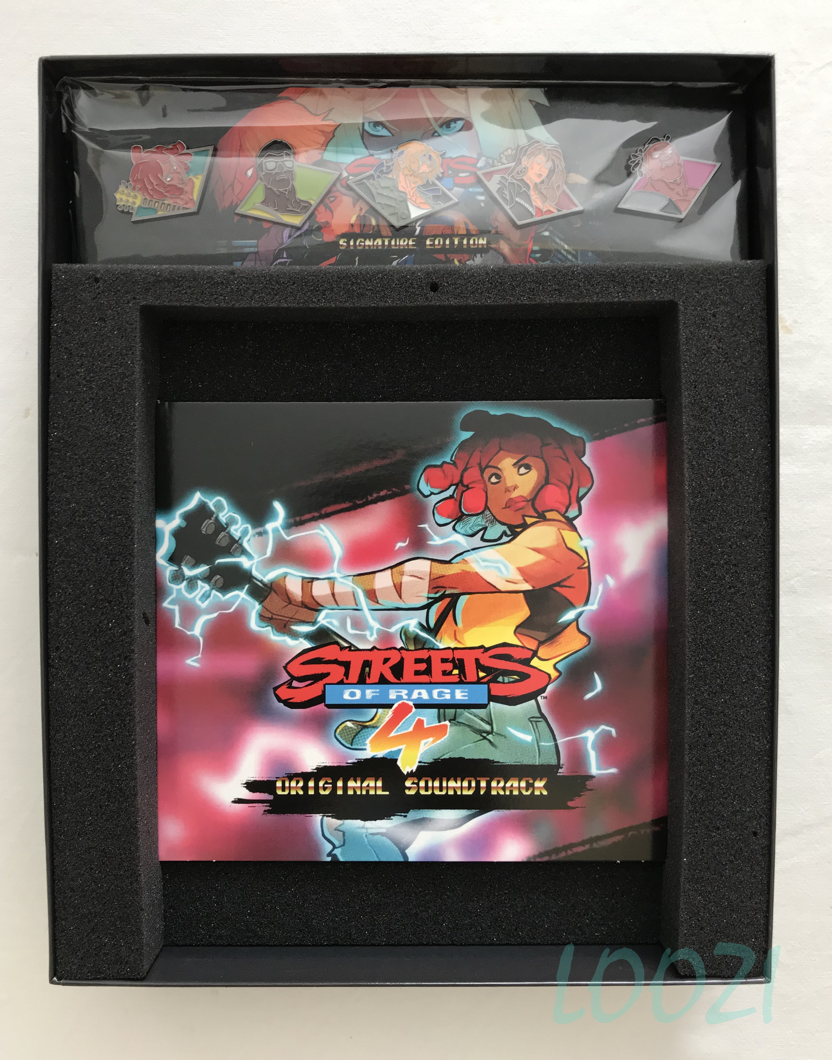 Streets of Rage 4 CD and Pins